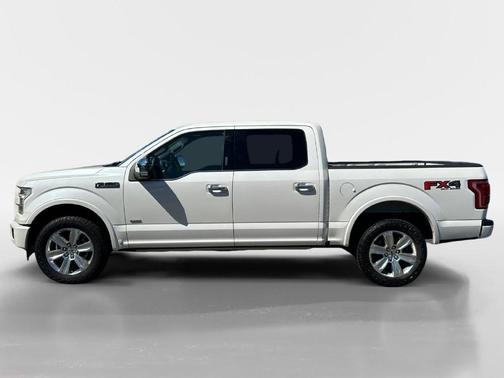 White Platinum Clearcoat Metallic 2017 Ford F-150 Platinum