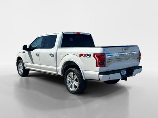 White Platinum Clearcoat Metallic 2017 Ford F-150 Platinum
