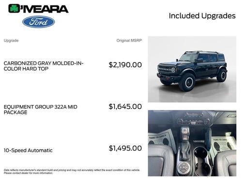 Shadow Black 2024 Ford Bronco Black Diamond