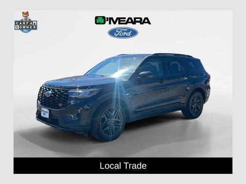 Agate Black Metallic 2025 Ford Explorer ST