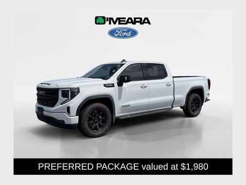 Summit White 2024 GMC Sierra 1500 Elevation
