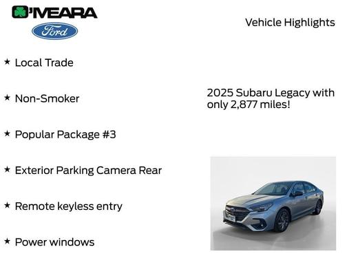 2025 Subaru Legacy Sport