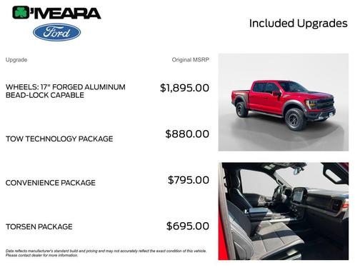 Rapid Red Metallic Tinted Clearcoat 2021 Ford F-150 Raptor
