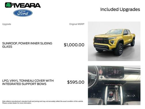 Solar Flare Metallic 2023 GMC Canyon AT4X