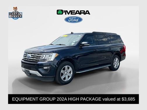 Antimatter Blue Metallic 2021 Ford Expedition Max XLT