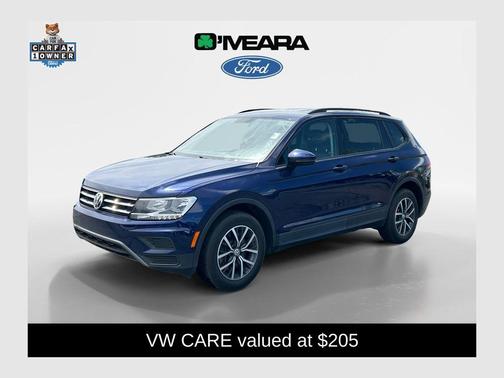 Atlantic Blue 2021 Volkswagen Tiguan 2.0T S