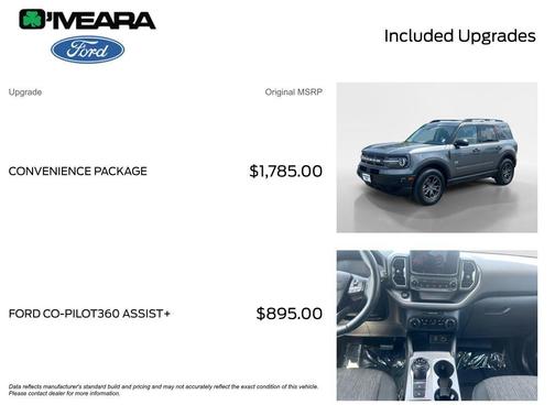 Gray Metallic 2023 Ford Bronco Sport Big Bend