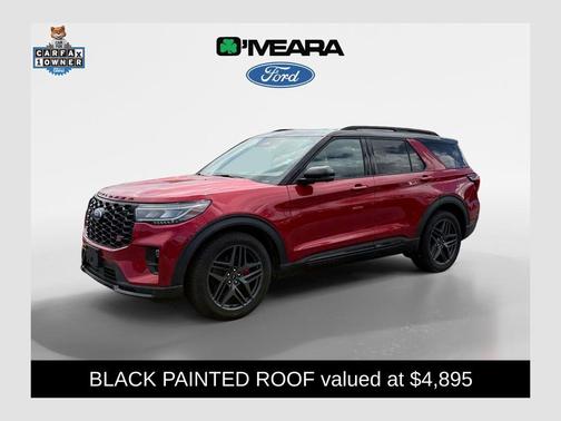 Red Metallic 2025 Ford Explorer ST