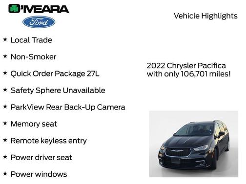 2022 Chrysler Pacifica Touring-L