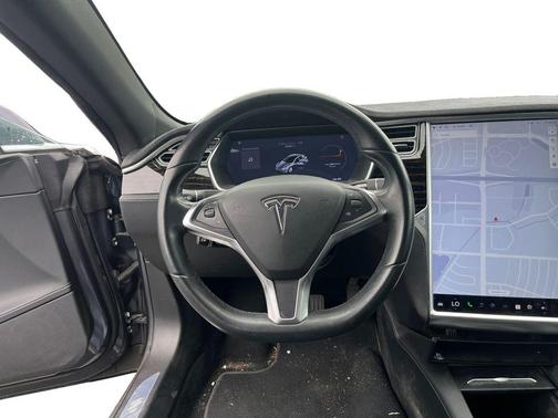 Midnight Silver Metallic 2017 Tesla Model S 100D