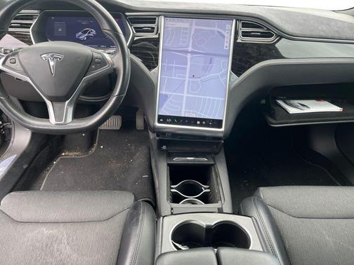 Midnight Silver Metallic 2017 Tesla Model S 100D