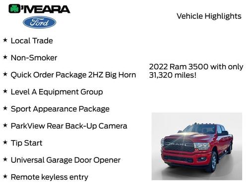 2022 RAM 3500 Big Horn