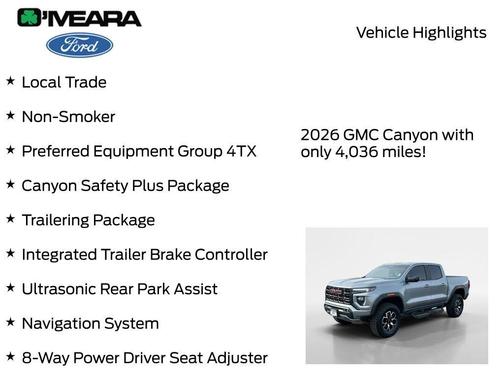 2026 GMC Canyon AT4X