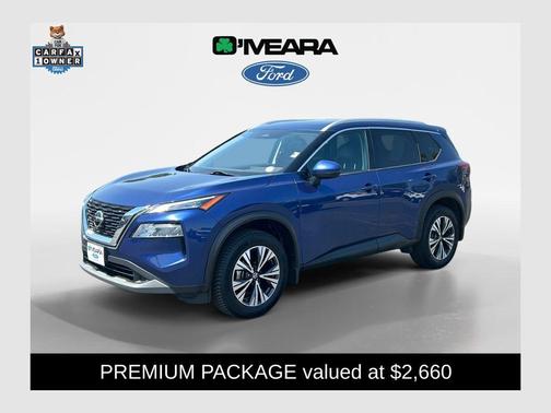 Caspian Blue 2021 Nissan Rogue SV