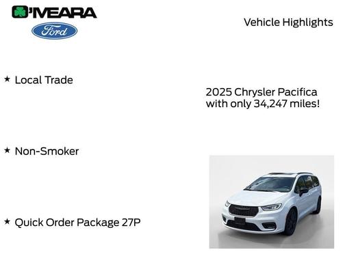 Bright White Clearcoat 2025 Chrysler Pacifica Limited