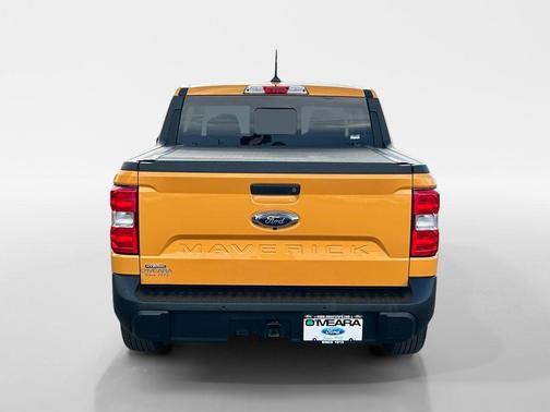 Orange 2022 Ford Maverick Lariat