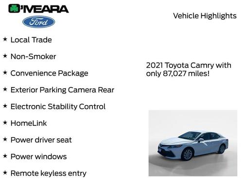 2021 Toyota Camry LE