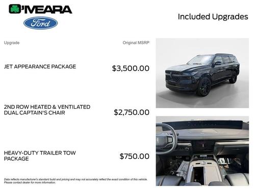 Infinite Black Metallic 2025 Lincoln Navigator Reserve