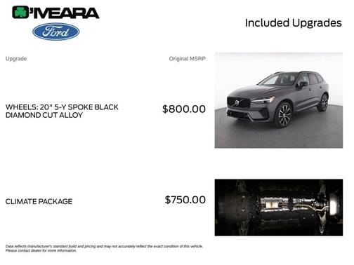 Platinum Gray Metallic 2024 Volvo XC60 B5 Plus Dark Theme