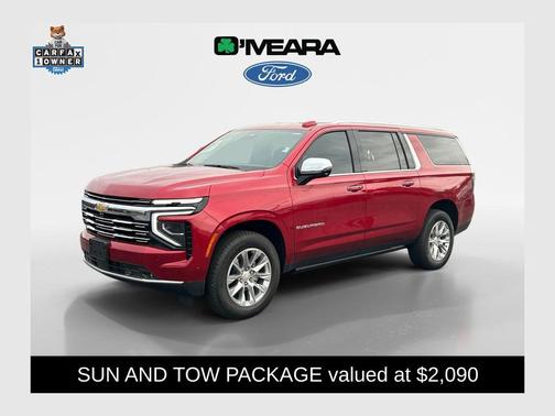Radiant Red 2025 Chevrolet Suburban Premier