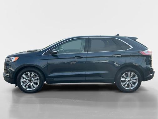 Blue Metallic 2023 Ford Edge Titanium