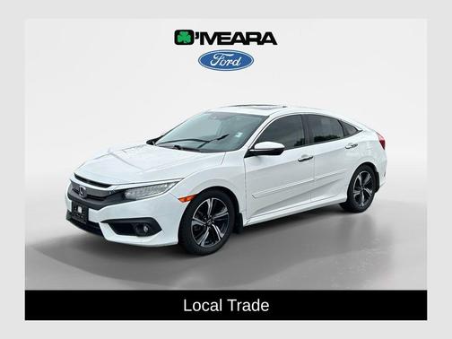 Taffeta White 2018 Honda Civic Touring
