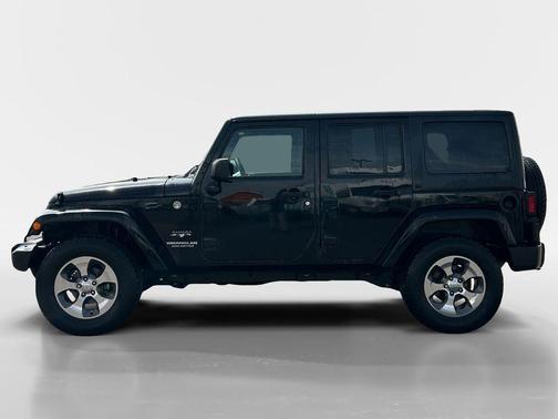 Black Clearcoat 2017 Jeep Wrangler Unlimited Sahara