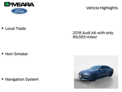 Moonlight Blue Metallic 2018 Audi A6 2.0T Sport