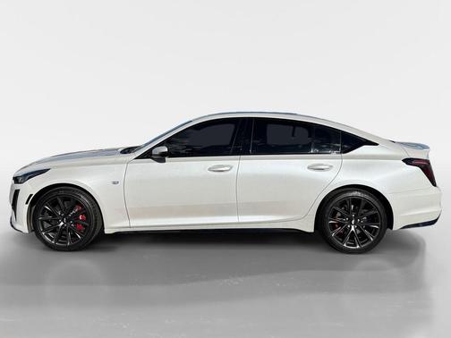 Crystal White Tri-Coat 2021 Cadillac CT5 Sport AWD