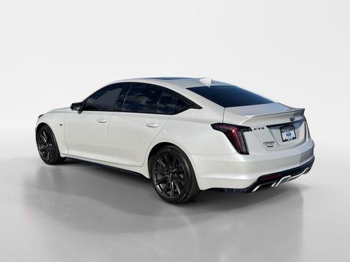 Crystal White Tri-Coat 2021 Cadillac CT5 Sport AWD