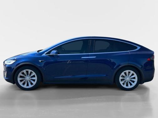 Deep Blue Metallic 2017 Tesla Model X 75D