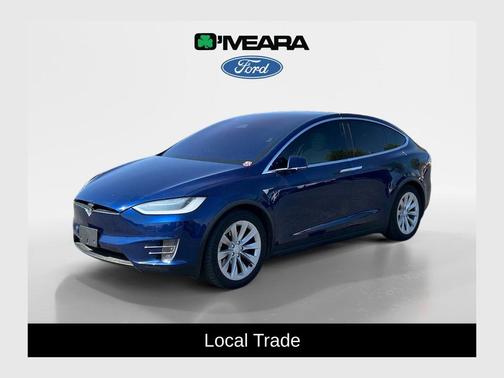 Deep Blue Metallic 2017 Tesla Model X 75D