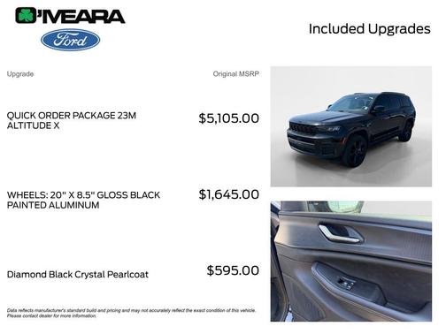 Diamond Black 2024 Jeep Grand Cherokee L Laredo