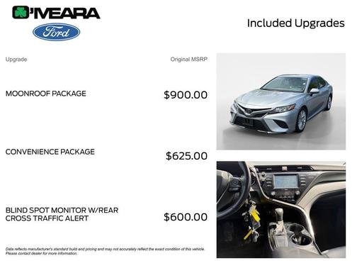 Ruby Flare Pearl 2018 Toyota Camry SE