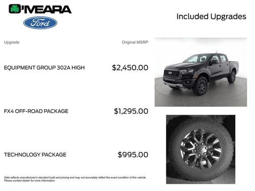 Shadow Black 2021 Ford Ranger XLT