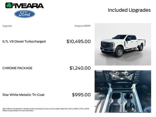 White Metallic 2024 Ford F-250 Lariat