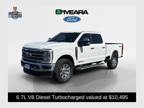 White Metallic 2024 Ford F-250 Lariat
