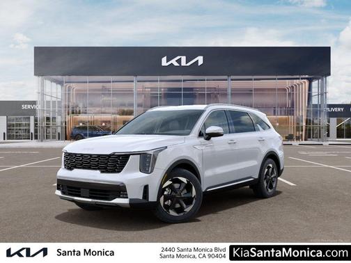 Snow White Pearl 2026 Kia Sorento Hybrid EX
