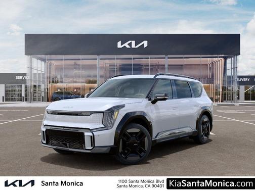 Glacial White Pearl 2026 Kia EV9 GT-Line