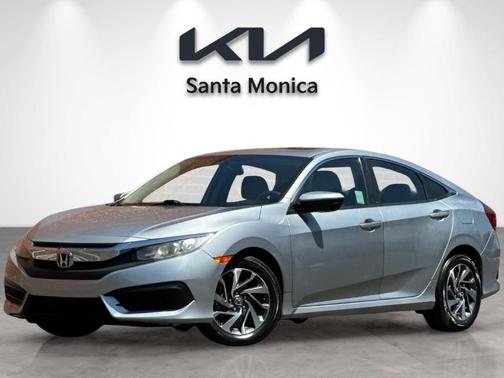 Lunar Silver Metallic 2016 Honda Civic EX