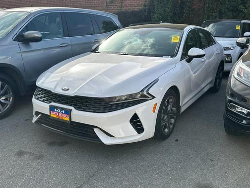 Glacial White Pearl 2021 Kia K5 EX