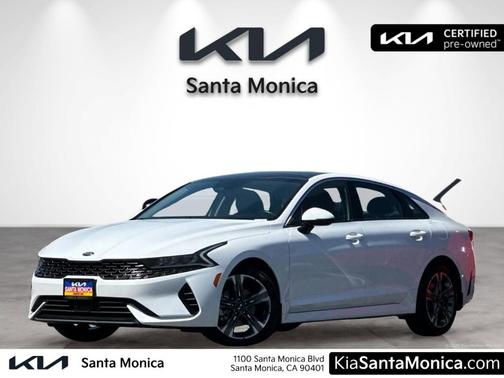 Glacial White Pearl 2021 Kia K5 EX
