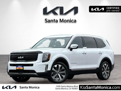 Glacial White Pearl 2022 Kia Telluride EX