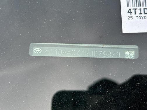 Celestial Silver Metallic 2025 Toyota Camry LE