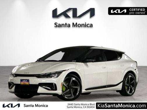 Snow White Pearl 2023 Kia EV6 GT