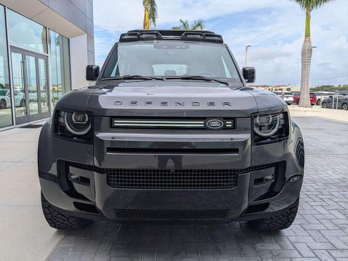Gray 2026 Land Rover Defender P400 X-Dynamic SE