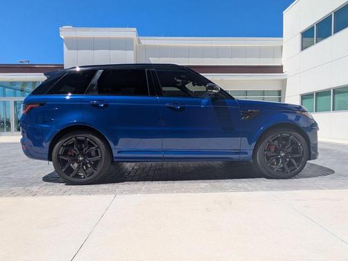Blue 2020 Land Rover Range Rover Sport SVR