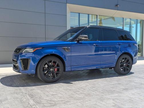 Blue 2020 Land Rover Range Rover Sport SVR