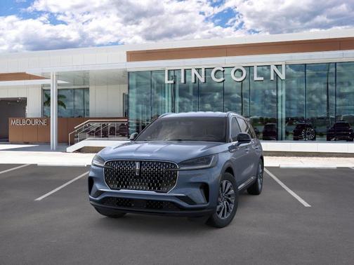 Blue Metallic 2026 Lincoln Aviator Premiere AWD