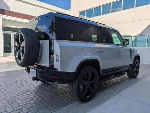 Gray 2026 Land Rover Defender P400 X-Dynamic SE